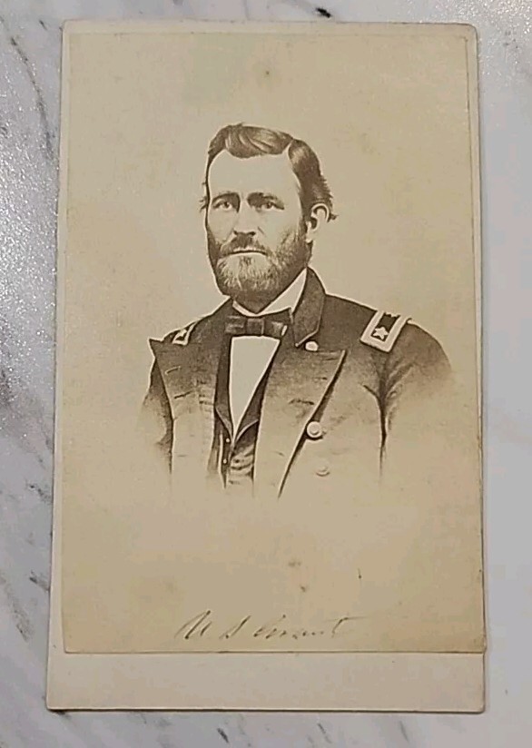 Carte de Visite of Lieutenant General Ulysses S Grant