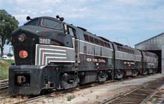 Photo Art Print of New York Central Railroad Baldwin Sharknose locomotives 1958