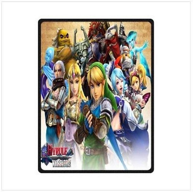 great legend of zelda Soft Warm Single-Side Printing Flannel Fleece Blanket