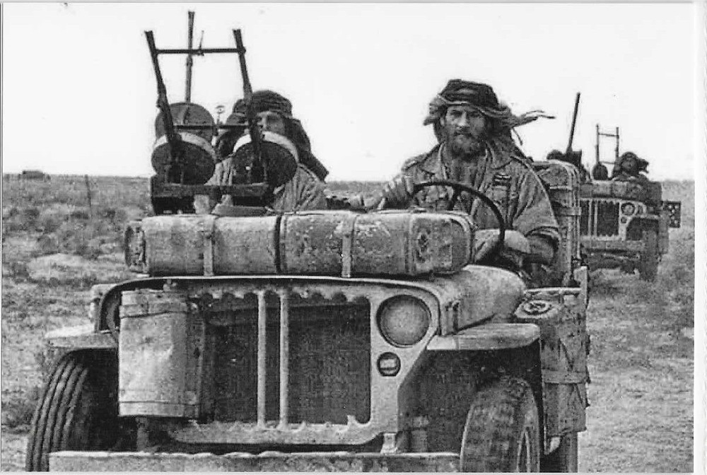 British SAS Patrol Libya 1944 4×6 Re-Print #0000