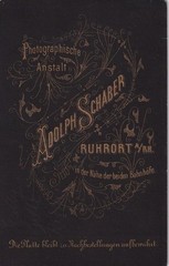 Adolph Schaber CDV – Children’s Group – Ruhrort 1880s