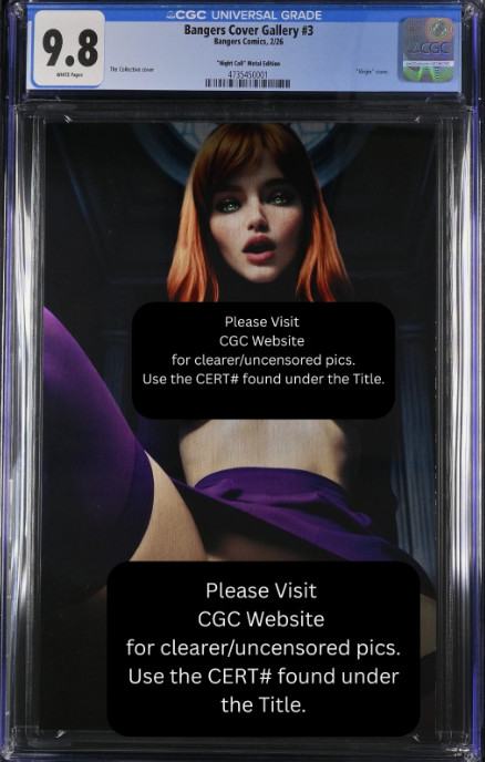 * METAL – Bangers Comics Daphne Cosplay VIRGIN Full Chase Variant LE 5 CGC 9.8 *