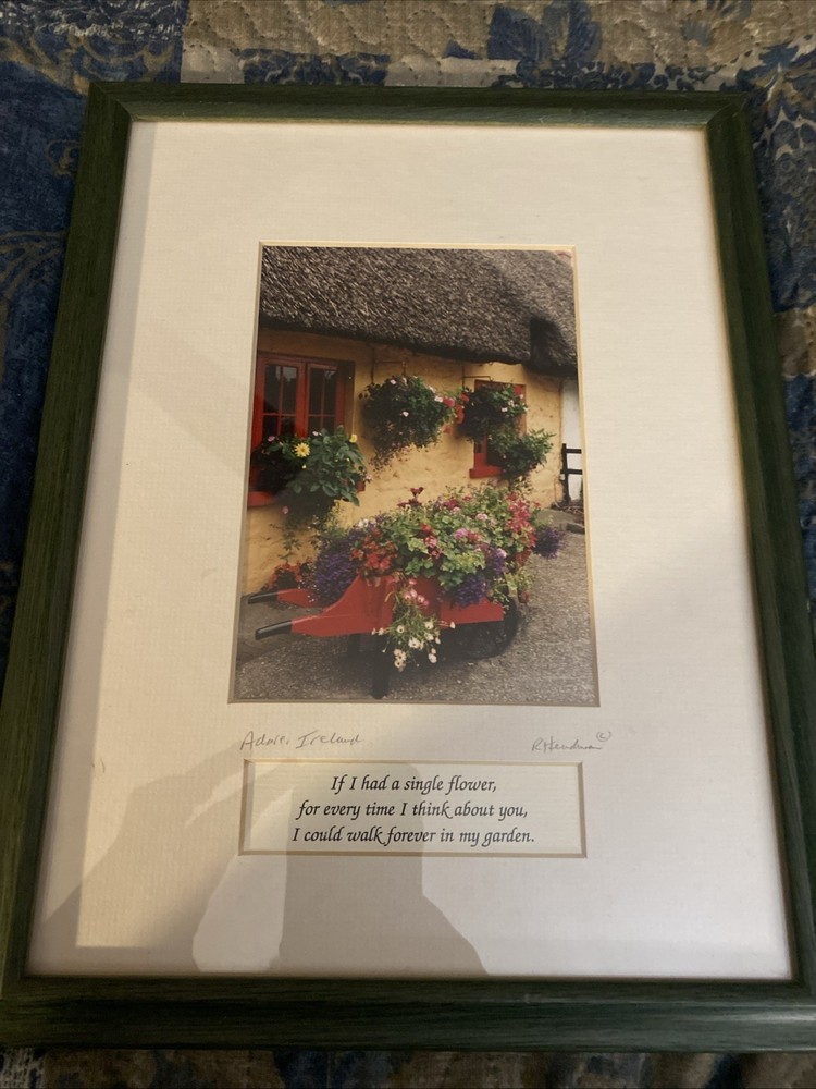 Adare Ireland Framed Photo Signed Rick Henderson Celtic Images Photography 11×13