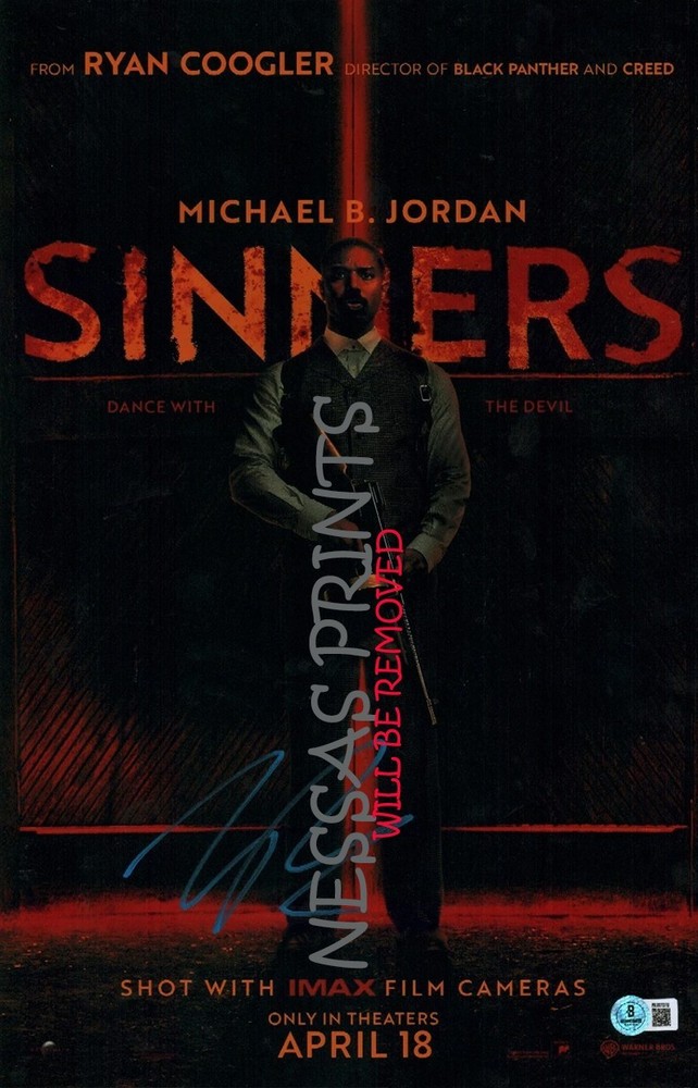 Sinners Autographed/Signed Movie Poster Collection REPRINTS 11″X17″