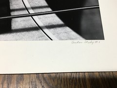 Jeannine Deubel Original B/W Photo “Guitar Study #1” Signed Mounted