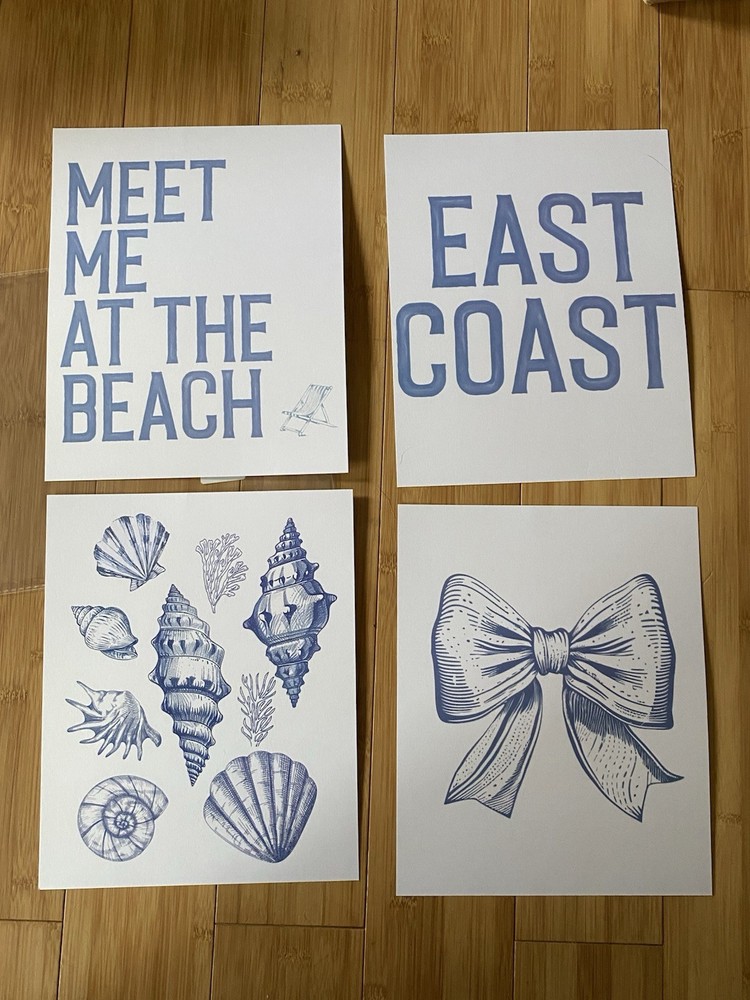 4 Pack Card Stock Photo Inserts 8 X 10