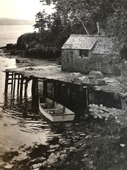 3 Large Vtg Professional Black & White Photo Sailboats Windmill Lobster Shacks
