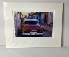 Fine Art Photograph Wash Day in Colorful Trinidad Cuba Signed & Matted
