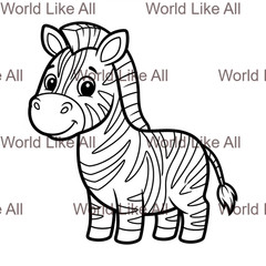 30 Kids Animal Coloring Pages Printable Bundle | Digital Download | Cute Zoo