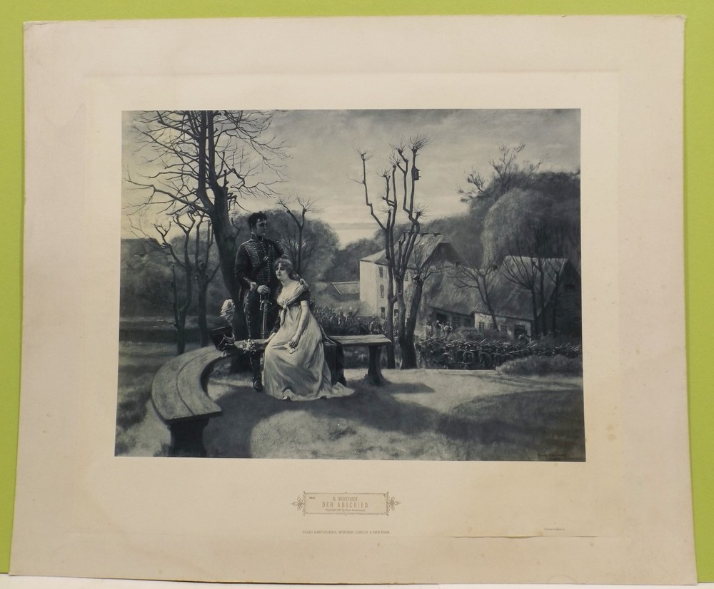 R.eichstaedt “The Goodbye” Graphique 9809 Copy Right 1897 Franz Hempstengel