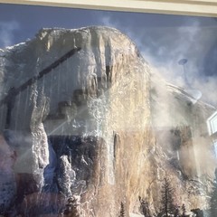 Signed Framed Color Photograph Print “El Capitan Winter” Yosemite Landscape