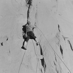 Baryte Photo Print Mountain Climbing Algeria 1960 Format 40x40cm