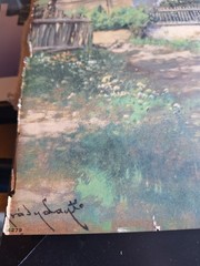 Vintage Villiage Print, 16×12, People, Nature