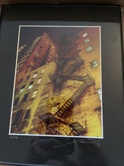 Xavier Nuez Alley no. 72, Zig Zag Chicago, IL. 2005 8”x10” Frame SH25