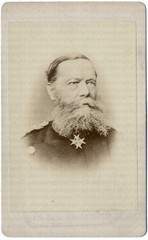 Eduard Vogel von Falckenstein, General of the Infantry, early original CDV around 1865