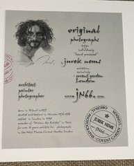 Signed JUREK NEMS 7.5” Original Photograph BIG BEN PARLIAMENT SQ Look Left 10”