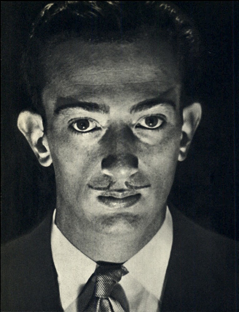 1934 1929 Original MAN RAY Youthful Surrealist Salvador Dali Art Photo Gravure