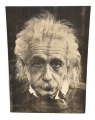 Albert Einstein Silver Gelatin Print Photograph by Philippe Halsman, Signed