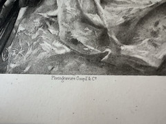 Antique 1880 Picture A PORTRAIT Photogravure Goupil & Co Print Julius L Stewart