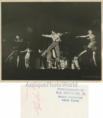Thea Lind Roxy Theater dancers on stage vintage photo by Jack Partington