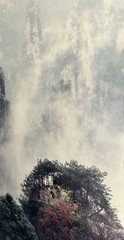 Keith Guo Ji Liang Framed Photograph, ‘Mt. Tian Zi in Mist’ MCM , pencil Signed