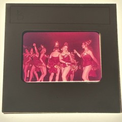 Vtg 1960s 35mm Slide Burlesque Paris Cabaret Striptease Showgirls B