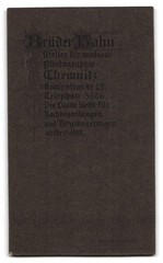 Photography Brothers Hahn, Chemnitz, Königstr. 21, Portrait Elegant Young Man