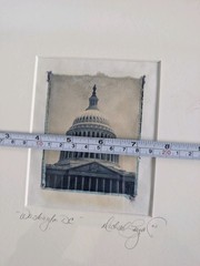 Vintage signed Michael Bryant Photography USA Art, Black & White Set Of 2