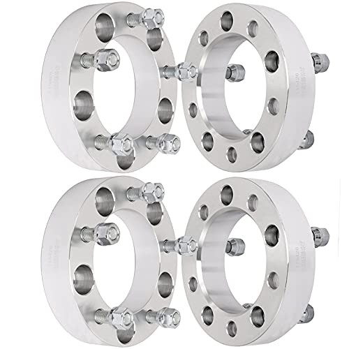 ECCPP 4PCS 1.5 inch 5 Lug 5×139.7mm Wheel Spacers 5×5.5 to 5×5.5 1/2″ Studs