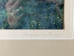 Wallace Nutting Hand-Colored Photograph A New Hampshire Road Pencil Signed