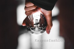 Dumbo Manhattan Bridge Lensball Crystal Ball 8.5″ x 11″ Glossy Photo Print