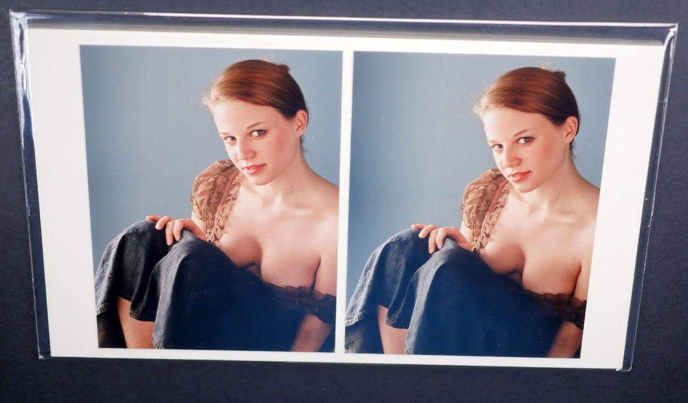 Boris Starosta 3D Stereoview – Kate 125 – nude model signed 2003