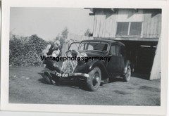 Z5573 Photo 1940s Car Vintage Passenger Car Sedan Citroën