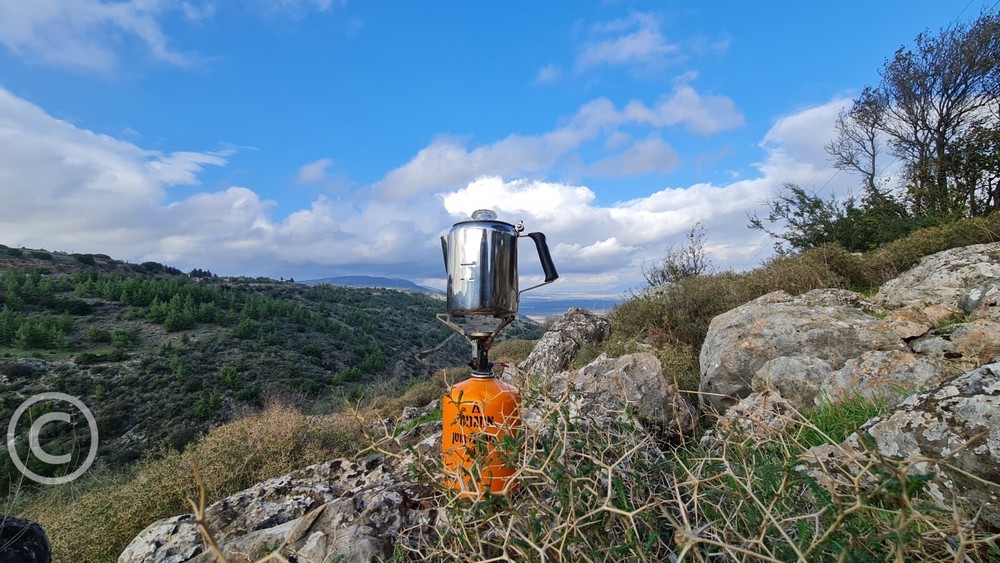 Photo Digital Product Illustration. Coffee Time, Israel.