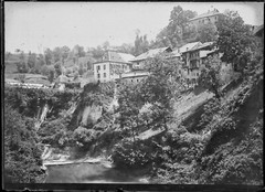 Glass Plate Old Photo Negative 6×9 cm Old Village, France