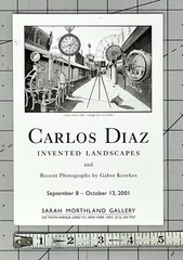 Carlos Diaz (b. 1951) Art Announcement Card 2001 – Invented Landscapes