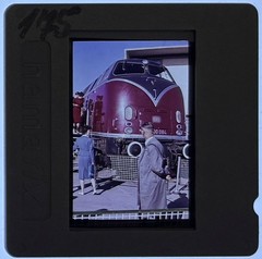 Original slide/slide DB V200 084 at industrial exhibition 1959 Berlin-AP43
