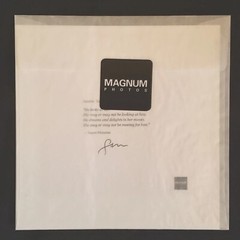 Susan Meiselas Magnum Square Print 6″x6″ “GAWKER…” New in Sealed Unopened Bag