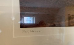 Signed Rick Preston Last Car Monument Valley Navajo Tribal Park Framed Photo Mat