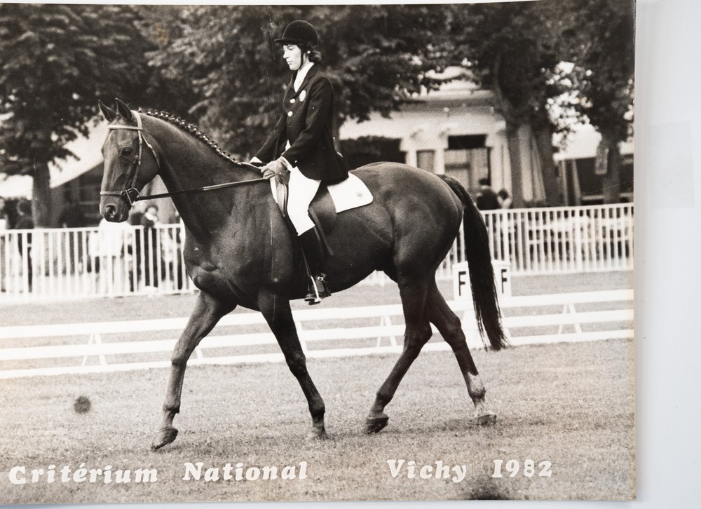 Vintage Film Photo France Equestrian Horse Show Jumping 18X24cm 1970