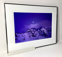 Fine Art Photograph Mount Rainier at Dusk Signed & Framed Limited Edition
