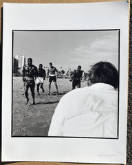 Boxers on the Beach B & W 14 x 11 Photograph-Circa 1990s-Mark Bugzester