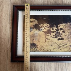 Mount Rushmore Bill Groethe Photograph Print Framed 15×12