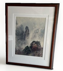 Keith Guo Ji Liang Framed Photograph, ‘Mt. Tian Zi in Mist’ MCM , pencil Signed
