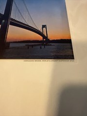Verrazano Bridge Brooklyn 1966 Portfolio Print Modernist Photography NYC