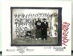 L.A. Graffiti Artists “Big Sleeps” and ” Prime” Hand Signed Photo by Jim McHugh