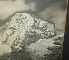 Antique c1900 GEBRUDER WEHRLI AG SWISS ALPS Mountain Landscape PHOTOGRAPH