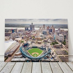Comerica Park Aerial View Photo, Detroit Tigers Wall Art Photography