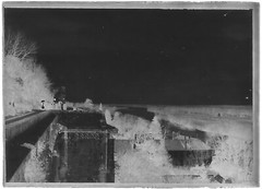 Antique Black And White Photo Glass Plate 6X9 CM Château D’Amboise Loire