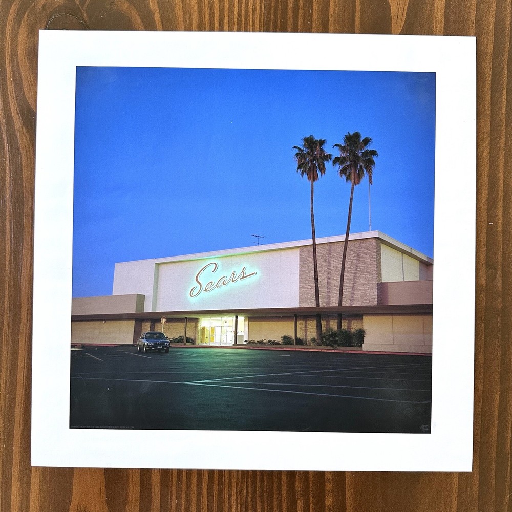 Post Modern Photo Print: Sears Neon Light. Mountain View. 1990 by Ian E Abbott